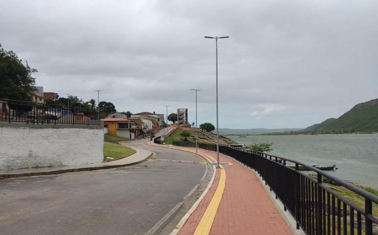 Governo de Alagoas entrega primeira etapa da obra na orla de Traipu nesta quarta-feira (3)