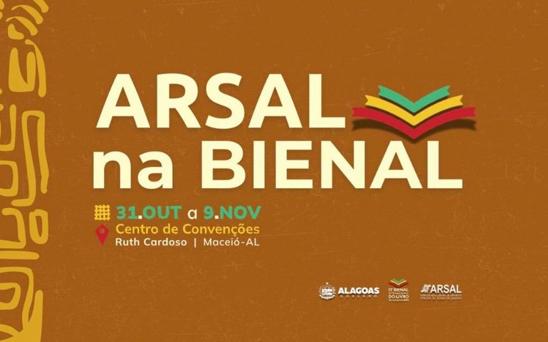 Arsal marca presença na 11ª Bienal do Livro com estande interativo, debates e programação educativa