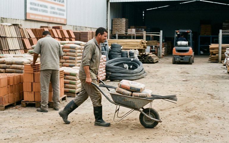 Vendas de materiais de construção crescem após nove meses de retração