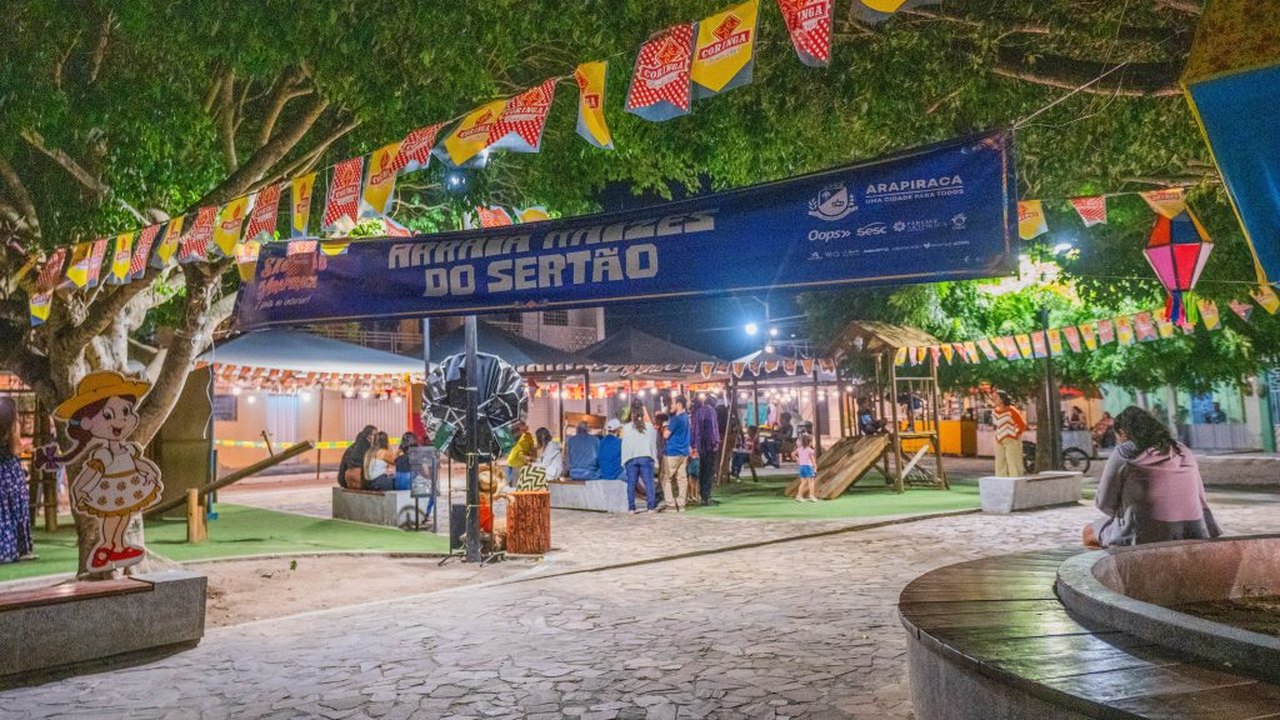 Praças de Arapiraca celebram cultura nordestina com Arraias Comunitários
