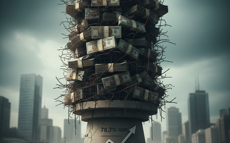 Dívida bruta do governo permanece em 78,7% do PIB em janeiro, aponta Banco Central