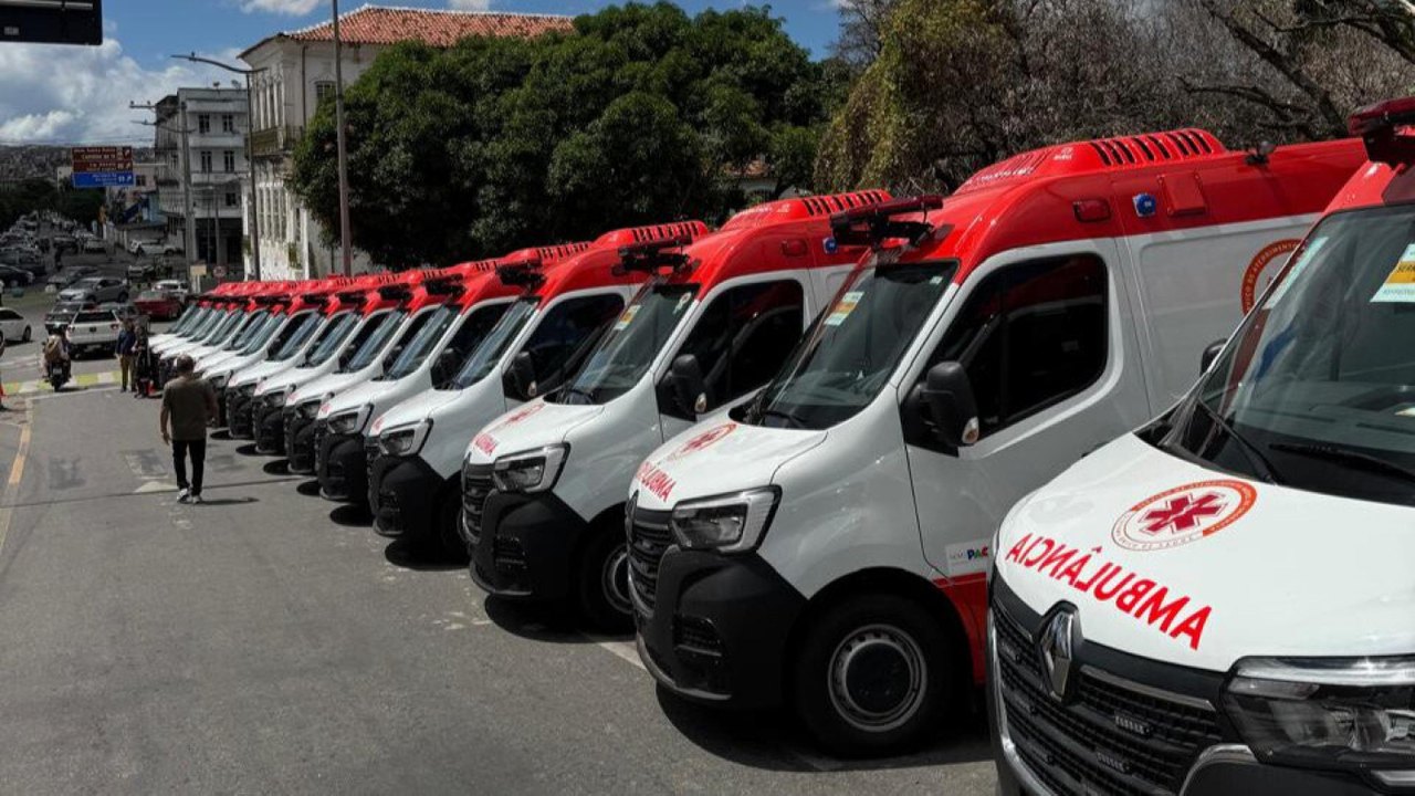 Sesau recebe nove ambulâncias do Ministério da Saúde para reforçar o Samu