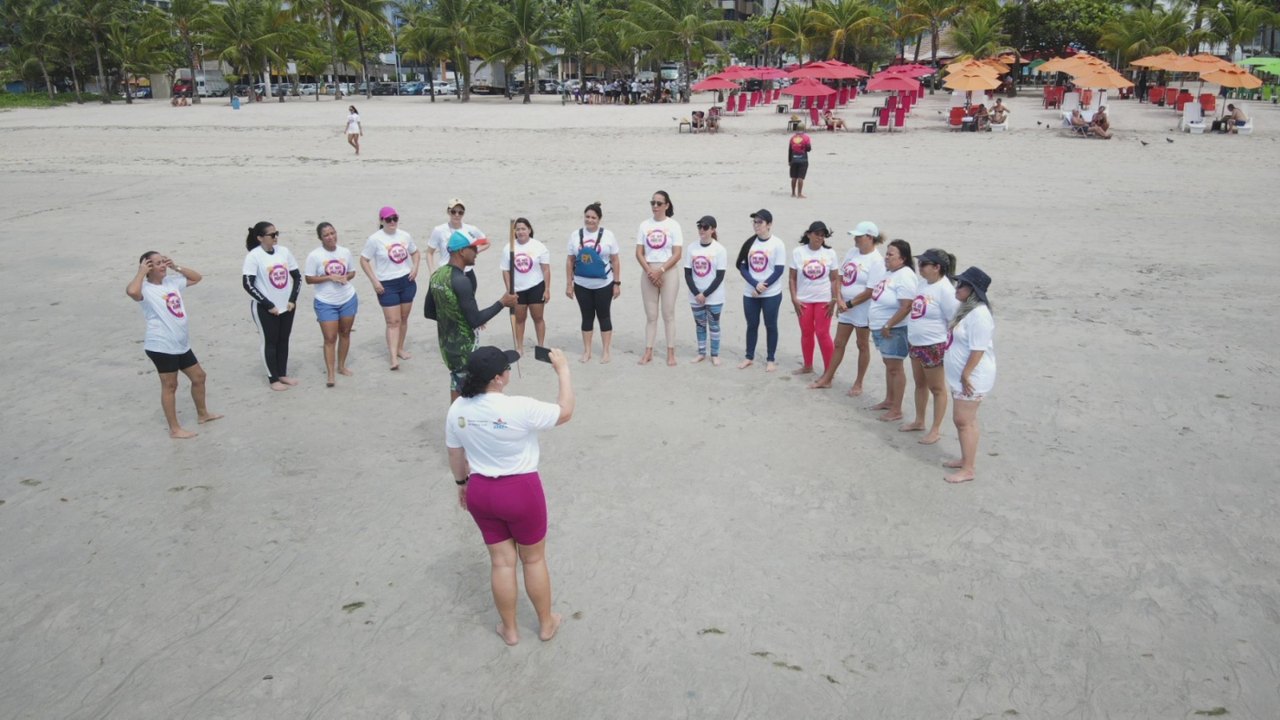 PCAL promove 2ª edição do evento 'Pé na Areia', em homenagem às mulheres