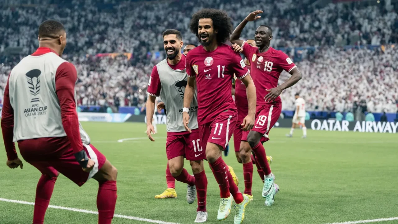 Catar faz três de pênalti e é bicampeão da Copa da Ásia 