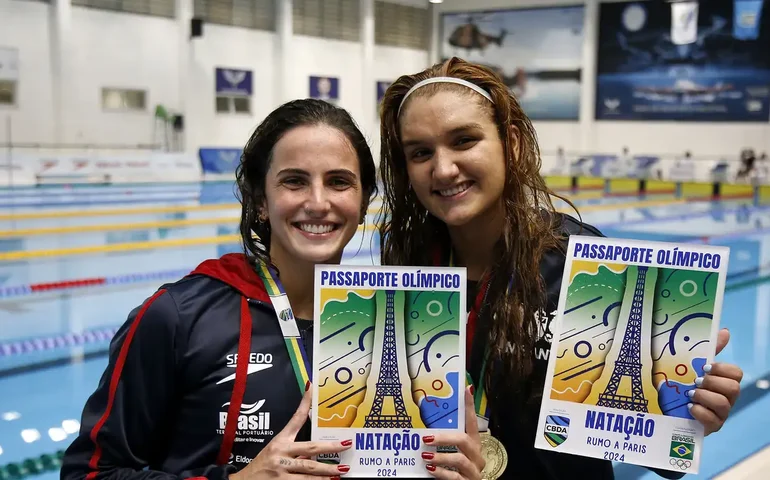 Nadadores brasileiros se garantem nos Jogos Olímpicos de Paris