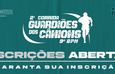 9º Batalhão da PM-AL abre inscrições para a 2ª Corrida Guardiões dos Cânions