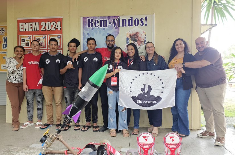 Escola Estadual de Murici é vice-campeã da Copa Nordeste de Foguetes