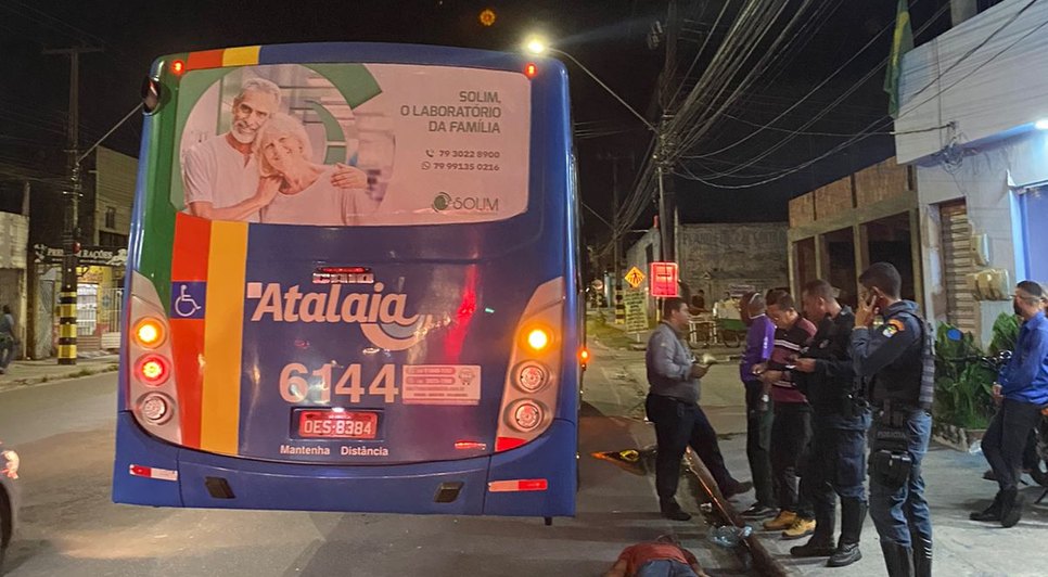 Pedestre é atropelado por ônibus na Zona Norte de Aracaju / Foto: Foto: CPTran/SE