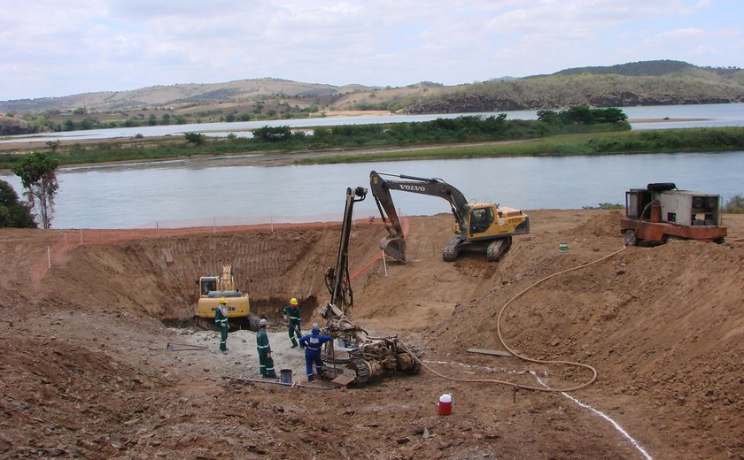 Começam as obras da estação de captação da nova adutora do Agreste