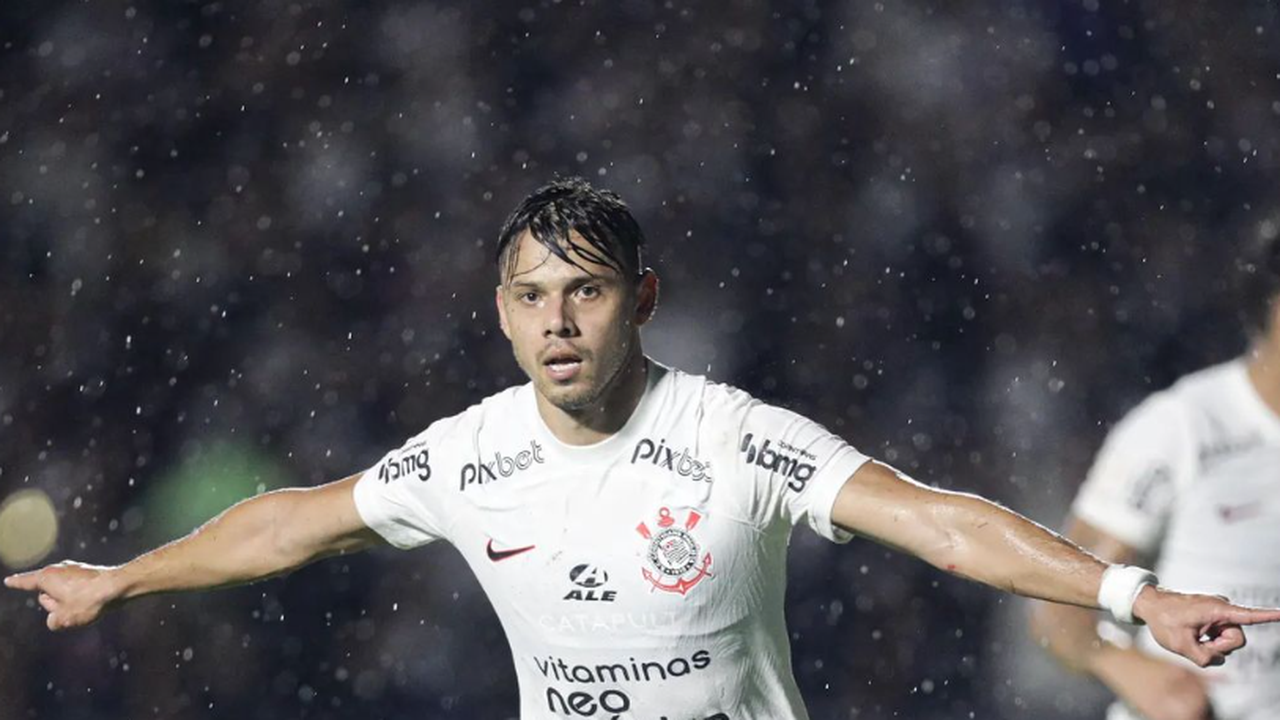 Joia corintiana, Moscardo festeja primeiro gol no profissional: 'Dedico este gol a meus pais'