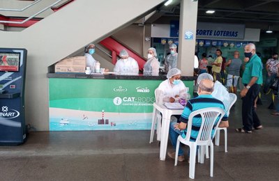 Prefeitura inicia vacinação contra a Covid-19 no Terminal Rodoviário de Maceió