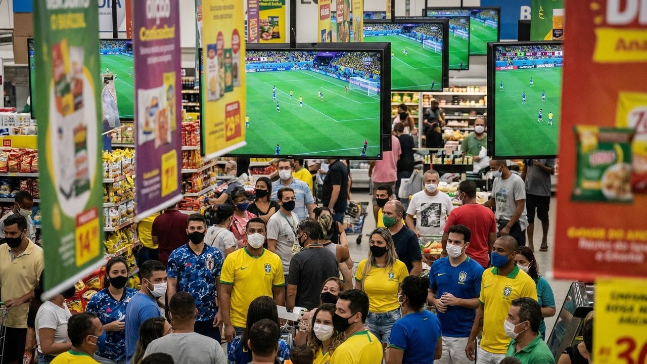 Brasil x Japão: gols da seleção vão garantir descontos em redes de supermercados