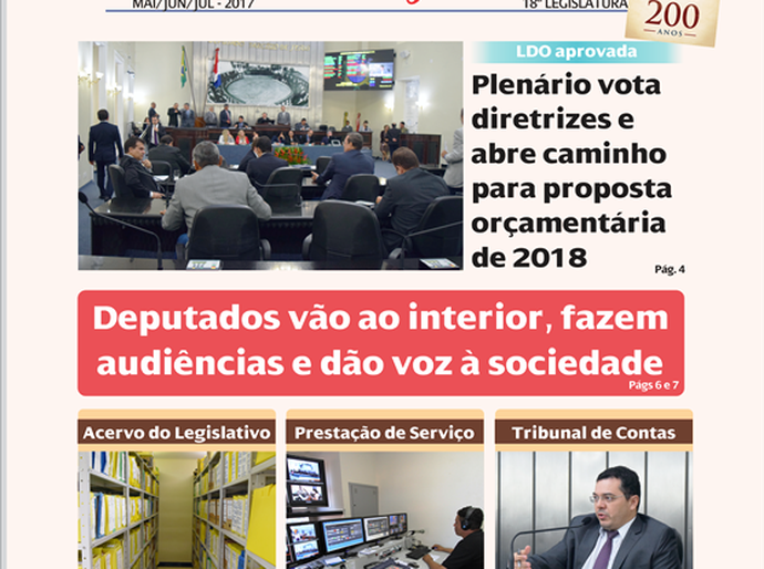 Já está em circulação a 7ª edição da revista Parlamento de Alagoas