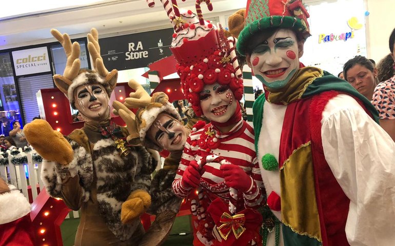 Papai Noel é atração do Arapiraca Garden Shopping até o fim do ano