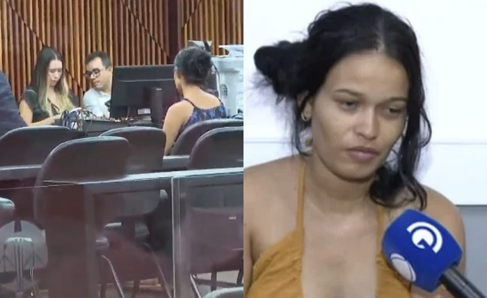 Eduarda Oliveira, mãe de Ana Beatriz, a bebê morta por asfixia