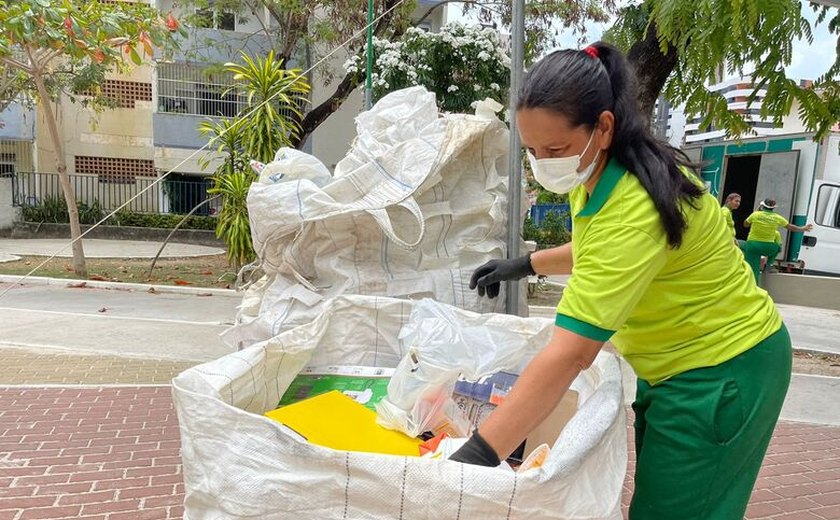 Prefeitura recolheu em novembro mais de 110 toneladas de recicláveis