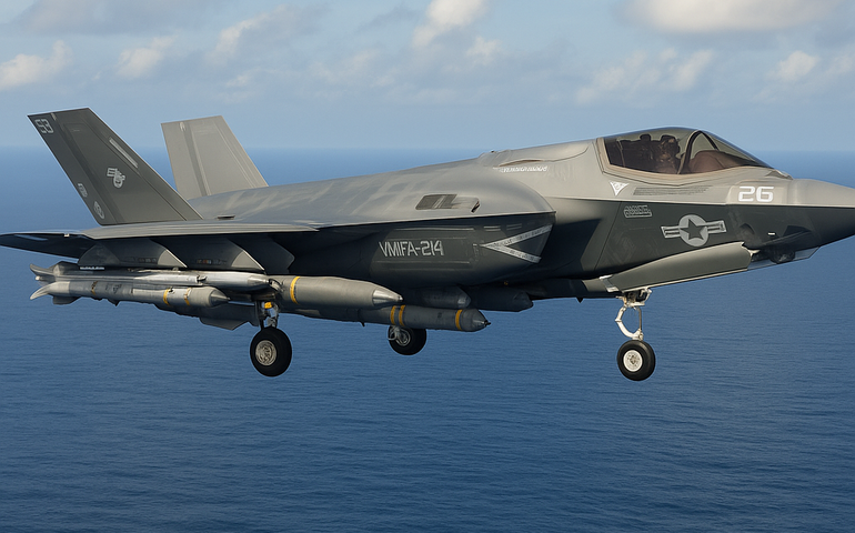 EUA levantam no ar caças F-35B no âmbito dos exercícios perto da costa venezuelana