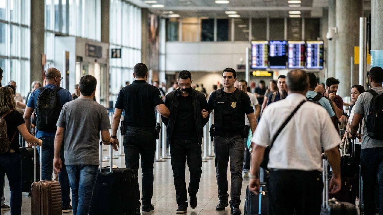 Traficante foragido é preso no Aeroporto do Galeão ao desembarcar de viagem a Dubai