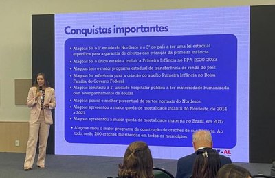 Renata Calheiros apresenta boas práticas do TCE durante o Comitê da Primeira Infância do IRB