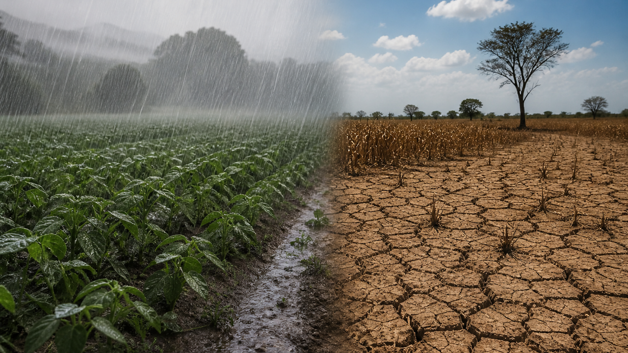 Chuvas no Sul e seca no Norte e Nordeste: Conab alerta para possíveis perdas agrícolas provocadas pelo impacto do El Niño