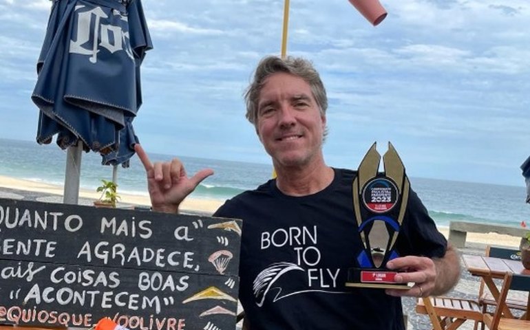 Bicampeão de asa-delta morto em São Conrado aconselhou o amigo Pepê Lopes a não saltar no Japão em 1991