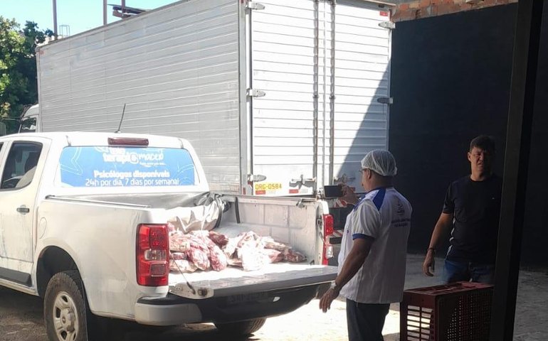 Vigilância Sanitária apreende 150 kg de carne imprópria para o consumo em Maceió