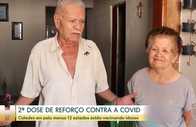 São José da Laje é destaque no Jornal Hoje por estratégia para vacinar idosos com segunda dose de reforço contra a Covid  