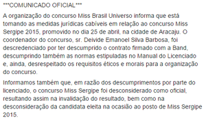 Foto: Reprodução Facebook