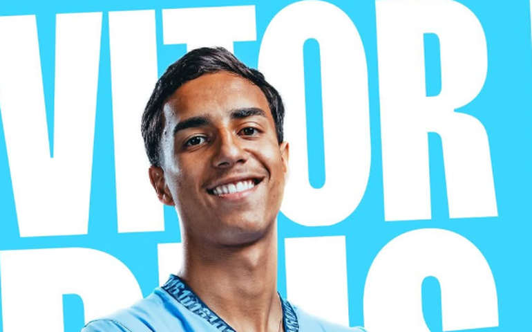 Vitor Reis é anunciado pelo City e se torna o zagueiro mais caro do futebol brasileiro