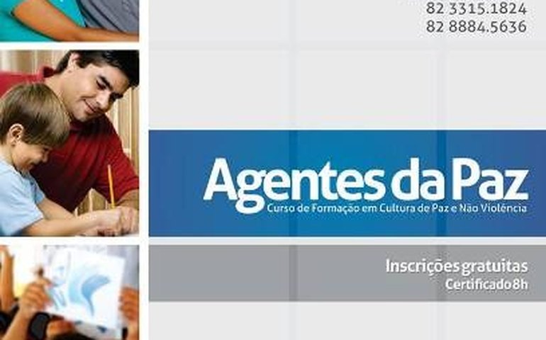 Curso vai oferecer capacitação na formação de Agentes da Paz