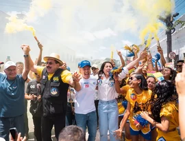 Carreata de Renan Calheiros reforça apoio político em Rio Largo