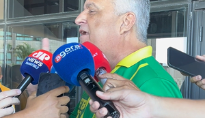 Alfredo Gaspar concedeu entrevista coletiva antes de evento com lideranças políticas do interior alagoano