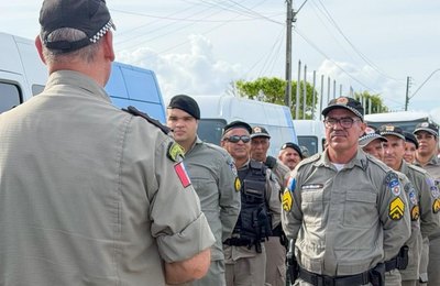 Operação Carnaval: PM envia primeiras tropas para policiamento no interior do Estado