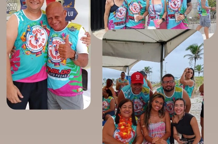 Bloco Amigos do Lú arrasta moradores do bairro do Prado com muito frevo