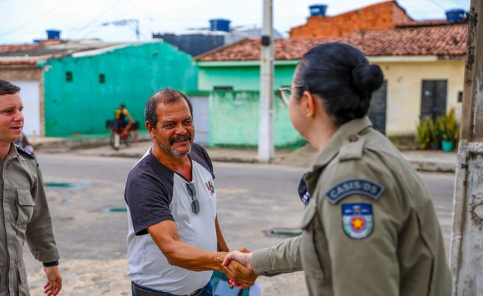 Equipe multidisciplinar do programa “PMais Saúde Veteranos” em ação Equipe multidisciplinar do programa “PMais Saúde Veteranos” em ação