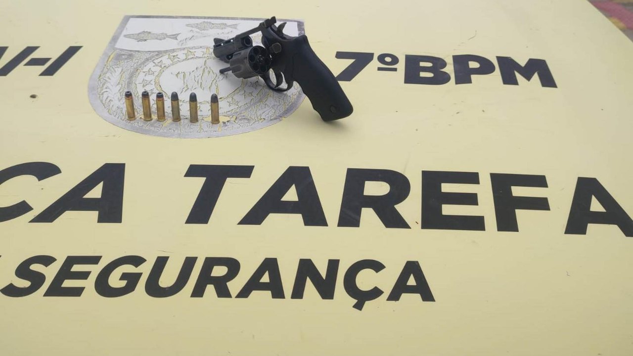 PM detém idoso com arma de fogo em Ouro Branco e flagra outros crimes