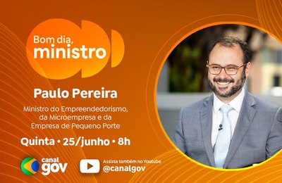 Paulo Pereira detalha expansão do Contrata+Brasil e renegociação de dívidas para MEIs no “Bom Dia, Ministro”