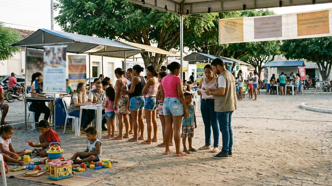 Palmeira dos Índios realiza 'Dia do CRIA' com mutirão de serviços e atividades para famílias