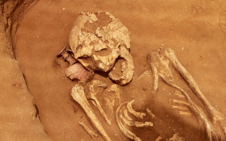 Pessoas da Era do gelo na Europa usavam piercings nas bochechas há 30.000 anos, diz estudo (FOTOS)