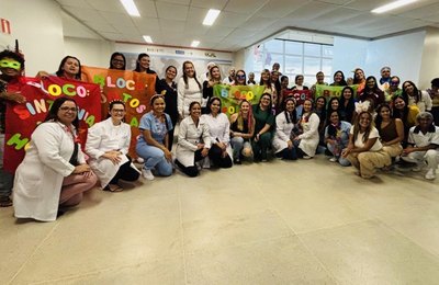 Bloquinho “Concentra mas não sai” leva alegria e conscientização aos pacientes do Hospital de Palmeira