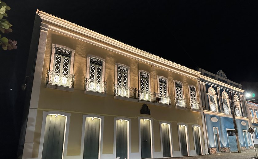 Pontos turísticos do Centro Histórico de Penedo ganham nova iluminação