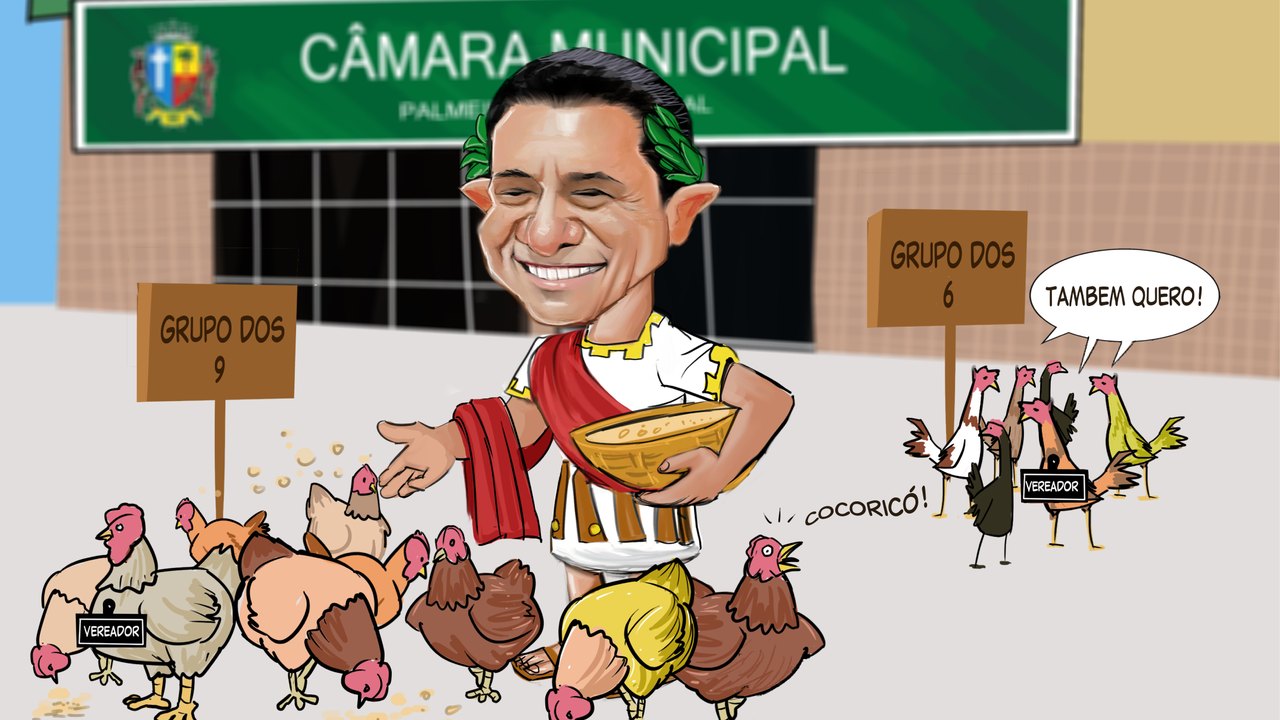 Seis vereadores foram escanteados pelo prefeito-imperador e pressionam para “comer” também a ração