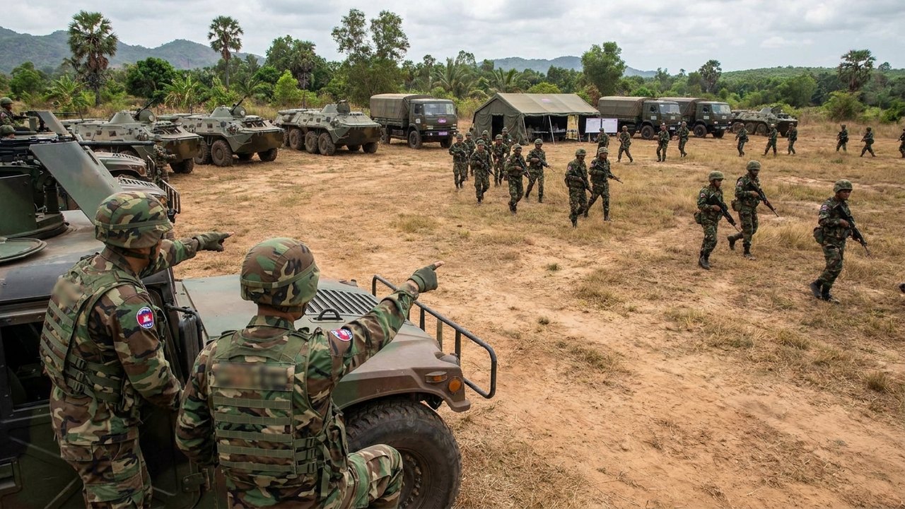 Exército do Camboja retomará exercícios militares conjuntos com os EUA em 2024