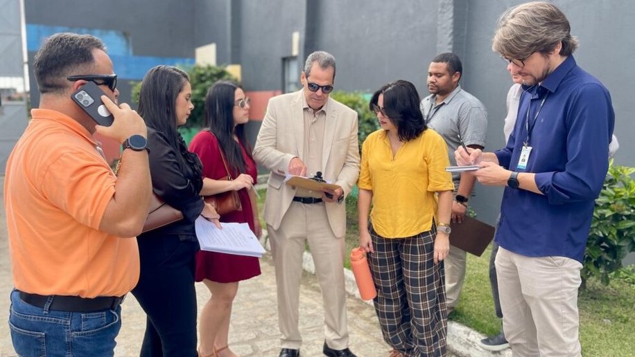 Juiz Sóstenes Andrade acompanha vistoria em unidade de internação masculina em Maceió