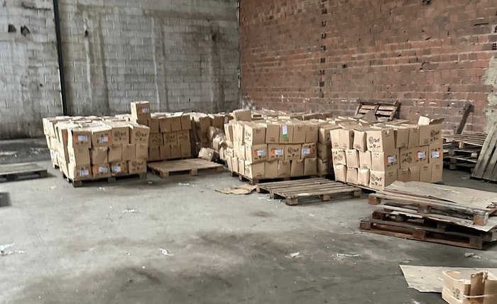 Produtos armazenados em imóvel não tinham documentação legal