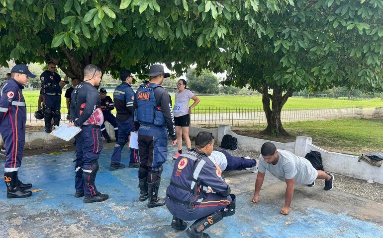 Samu promove Teste de Aptidão Física para novos motosocorristas