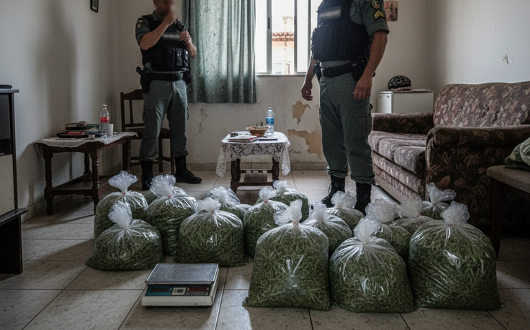 PM-AL apreende mais de 24 kg de maconha e prende suspeito em Maceió