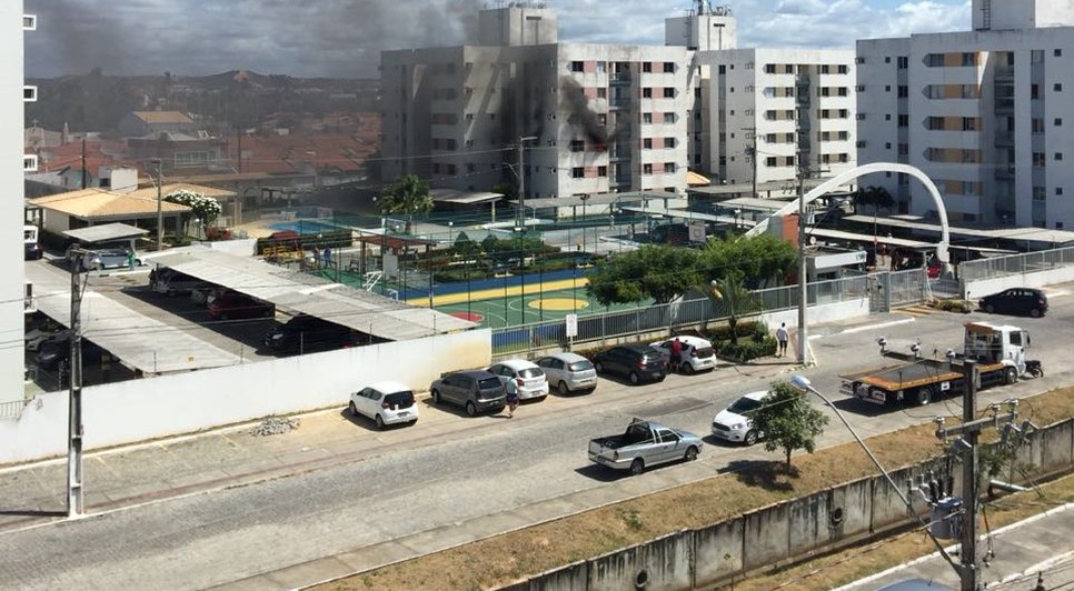 Apartamento pega fogo / Foto: Divulgação 