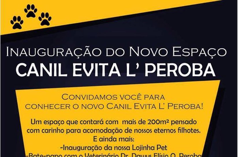 Inauguração do novo espaço do Canil Evita L' Peroba