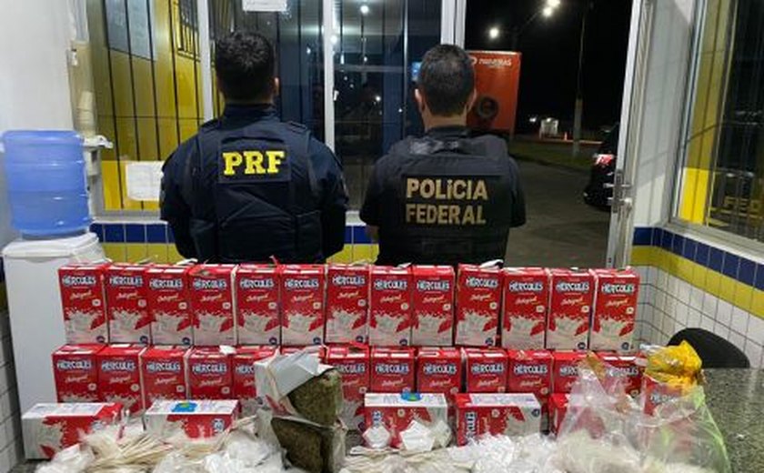 PF e PRF aprendem mais de 28Kg de drogas em São Sebastião